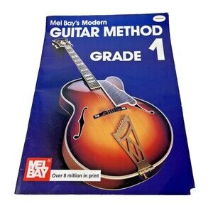 Modern Guitar Method : Grade 1 Lessons Manual Musical Instruction Booklet